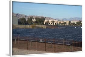 Large Bank of Solar Panels, Las Vegas, Nevada, United States of America, North America-Ethel-Framed Photographic Print