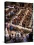 Large Banquet in the Contrada Quarter, Palio, Siena, Tuscany, Italy-Bruno Morandi-Stretched Canvas