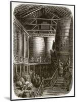 Large Barrels in a Brewery, from 'London, a Pilgrimage', Written by William Blanchard Jerrold-Gustave Doré-Mounted Giclee Print