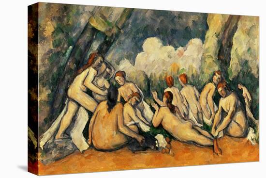 Large Bathers II, 1900-1906-Paul Cézanne-Stretched Canvas