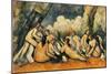 Large Bathers II, 1900-1906-Paul Cézanne-Mounted Giclee Print