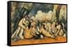Large Bathers II, 1900-1906-Paul Cézanne-Framed Stretched Canvas