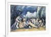 Large Bathers-Paul Cézanne-Framed Premium Giclee Print