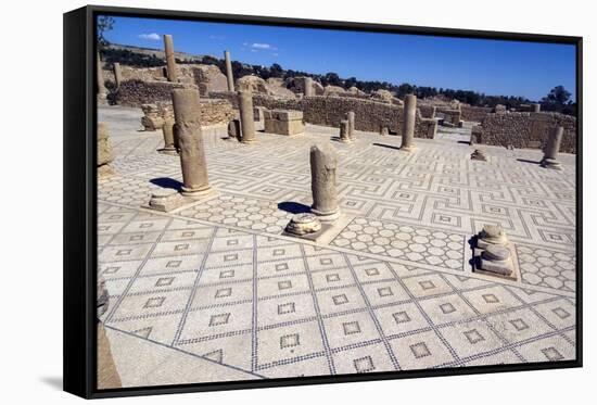 Large Baths, Roman Ruin of Sbeitla, Tunisia, North Africa, Africa-Ethel Davies-Framed Stretched Canvas