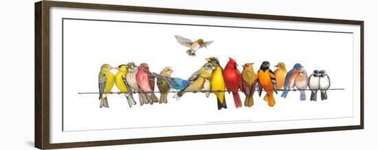 Large Bird Menagerie-Wendy Russell-Framed Premium Giclee Print