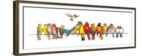 Large Bird Menagerie-Wendy Russell-Framed Premium Giclee Print