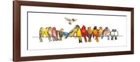 Large Bird Menagerie-Wendy Russell-Framed Premium Giclee Print