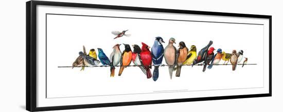 Large Bird Menagerie-Wendy Russell-Framed Premium Giclee Print