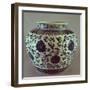 Large Blue and White Ming Vase with the Hsuan Te Mark, 1426-35 (Porcelain)-null-Framed Giclee Print