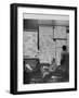 Large Board Containing Small Hand Written Pieces of Paper Announcing Various Jobs and the Salaries-Al Fenn-Framed Photographic Print