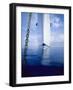 Large Boat Anchored Off Cuba-Onne van der Wal-Framed Photographic Print