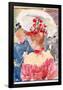 Large Boston Public Garden Sketchbook: Two women conversing on the street.-Maurice Brazil Prendergast-Framed Poster