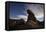 Large Boulders Backdropped by Stars and Clouds, California-null-Framed Stretched Canvas