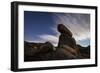 Large Boulders Backdropped by Stars and Clouds, California-null-Framed Photographic Print