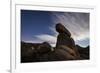 Large Boulders Backdropped by Stars and Clouds, California-null-Framed Photographic Print