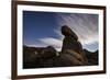 Large Boulders Backdropped by Stars and Clouds, California-null-Framed Photographic Print