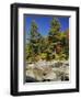 Large Boulders in the Swift River, Kancamagus Highway, New Hampshire, New England, USA-Amanda Hall-Framed Photographic Print