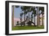 Large Brachiosaurus Dinosaurs Grazing Among Trees-null-Framed Art Print