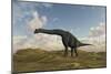 Large Brachiosaurus in a Barren Evnironment-null-Mounted Art Print