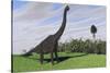 Large Brachiosaurus in an Open Field-null-Stretched Canvas