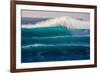 Large breaking wave, West Oahu, Hawaii-Mark A Johnson-Framed Photographic Print