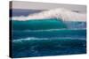 Large breaking wave, West Oahu, Hawaii-Mark A Johnson-Stretched Canvas