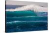 Large breaking wave, West Oahu, Hawaii-Mark A Johnson-Stretched Canvas