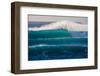 Large breaking wave, West Oahu, Hawaii-Mark A Johnson-Framed Premium Photographic Print