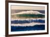 Large breaking wave, West Oahu, Hawaii-Mark A Johnson-Framed Photographic Print