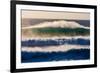 Large breaking wave, West Oahu, Hawaii-Mark A Johnson-Framed Photographic Print