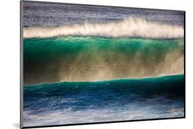 Large breaking wave, West Oahu, Hawaii-Mark A Johnson-Mounted Photographic Print