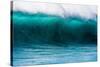 Large breaking wave, West Oahu, Hawaii-Mark A Johnson-Stretched Canvas