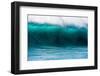 Large breaking wave, West Oahu, Hawaii-Mark A Johnson-Framed Photographic Print