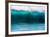 Large breaking wave, West Oahu, Hawaii-Mark A Johnson-Framed Photographic Print