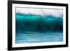 Large breaking wave, West Oahu, Hawaii-Mark A Johnson-Framed Photographic Print