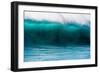 Large breaking wave, West Oahu, Hawaii-Mark A Johnson-Framed Photographic Print