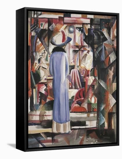 Large Bright Shop Window, 1912-Auguste Macke-Framed Stretched Canvas