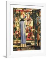 Large Bright Showcase-August Macke-Framed Art Print