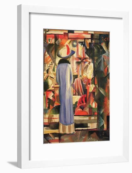 Large Bright Showcase-Auguste Macke-Framed Art Print