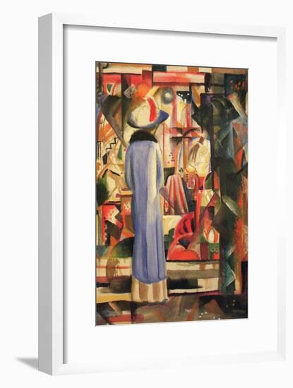 Large Bright Showcase-Auguste Macke-Framed Art Print