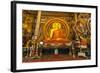 Large Buddhist Statue at Gangaramaya Temple, Colombo, Sri Lanka, Asia-Charlie-Framed Photographic Print