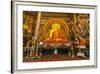 Large Buddhist Statue at Gangaramaya Temple, Colombo, Sri Lanka, Asia-Charlie-Framed Photographic Print