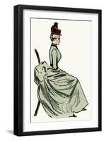 Large Bustle-null-Framed Art Print