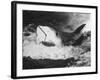 Large Captured Shark Hooked by the Mouth-null-Framed Photographic Print