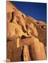 Large Carved Seated Statues of the Pharaoh, Temple of Rameses II, Nubia, Egypt-Sylvain Grandadam-Mounted Photographic Print