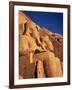 Large Carved Seated Statues of the Pharaoh, Temple of Rameses II, Nubia, Egypt-Sylvain Grandadam-Framed Photographic Print