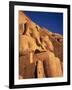 Large Carved Seated Statues of the Pharaoh, Temple of Rameses II, Nubia, Egypt-Sylvain Grandadam-Framed Photographic Print