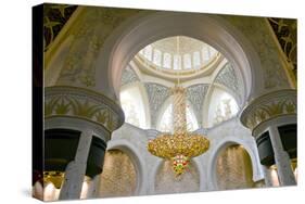 Large Chandelier in Sheikh Zayed Grand Mosque, Abu Dhabi, UAE-Bill Bachmann-Stretched Canvas