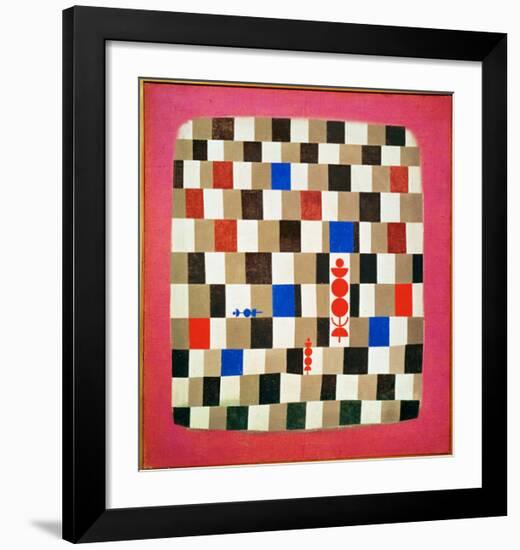 Large Chessboard, 1937-Paul Klee-Framed Giclee Print