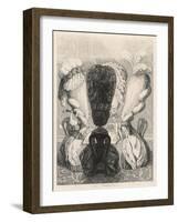 Large Coiffures-null-Framed Art Print